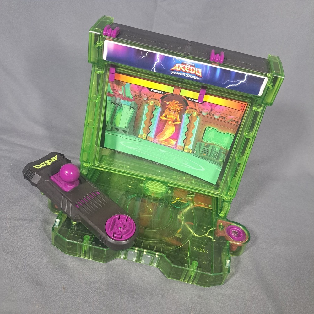 Legends of Akedo Powerstorm Ultimate Battle Arena Moose Toys Green Arcade WORKS